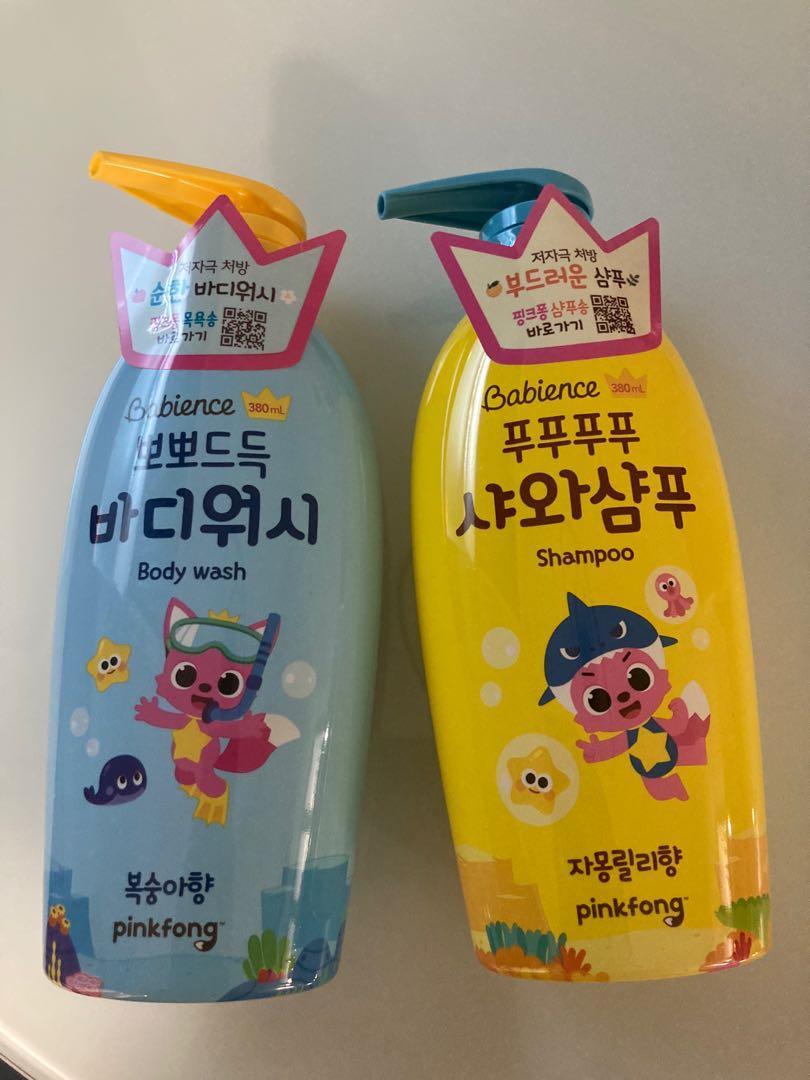 PinkFong baby shark body wash&shampoo, 兒童＆孕婦用品, 洗澡及換尿片, 洗澡及換尿片 其他用品