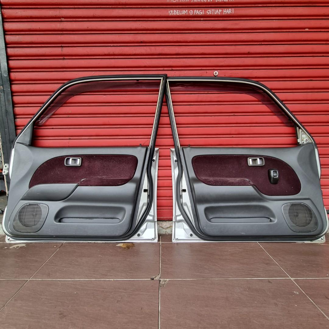 Pintu L7 Gino Trim Maroon pnp Kelisa, Auto Accessories on Carousell