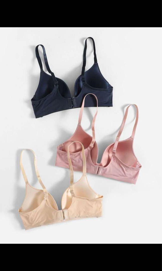 Plain Bralette Set Shein, Women's Fashion, Undergarments & Loungewear