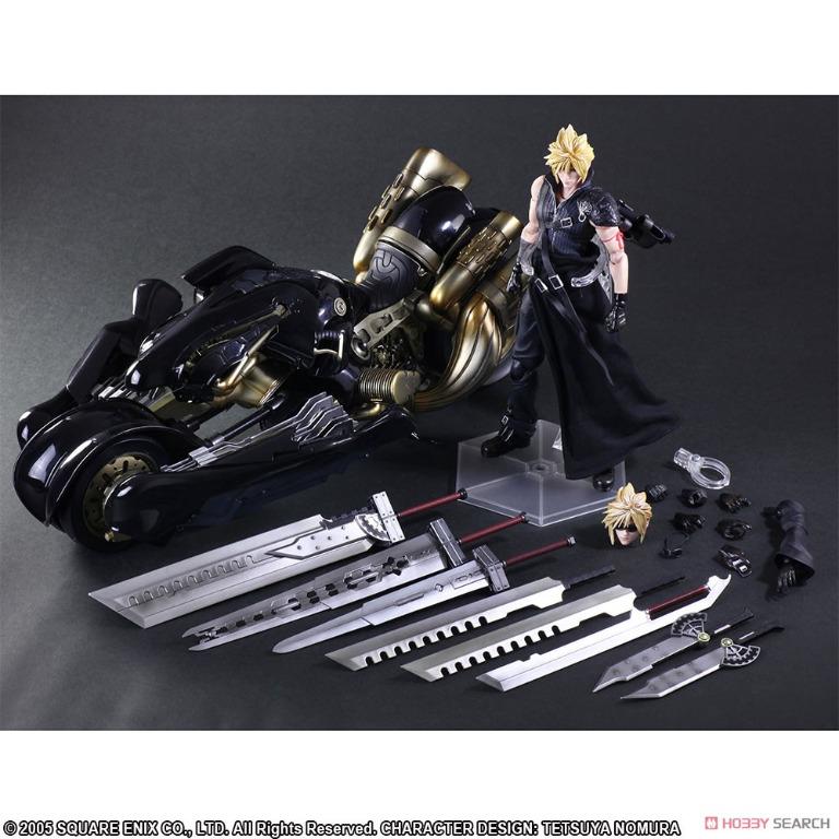 Play Arts Kai FF7 AC 最終幻想克勞德電單車Final Fantasy VII Advent