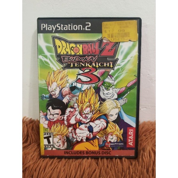 Dragon Ball Z Budokai Tenkaichi 3 PS2 Disc Style Plastic 