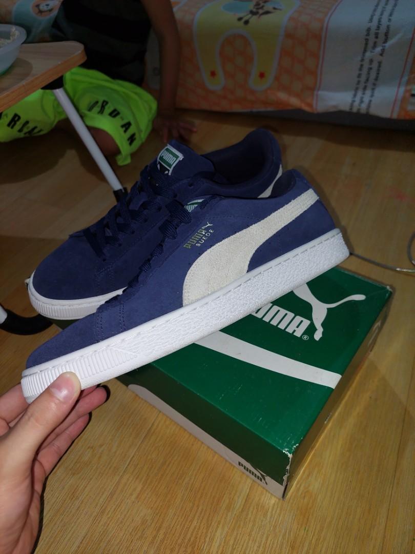 puma suede classic navy blue
