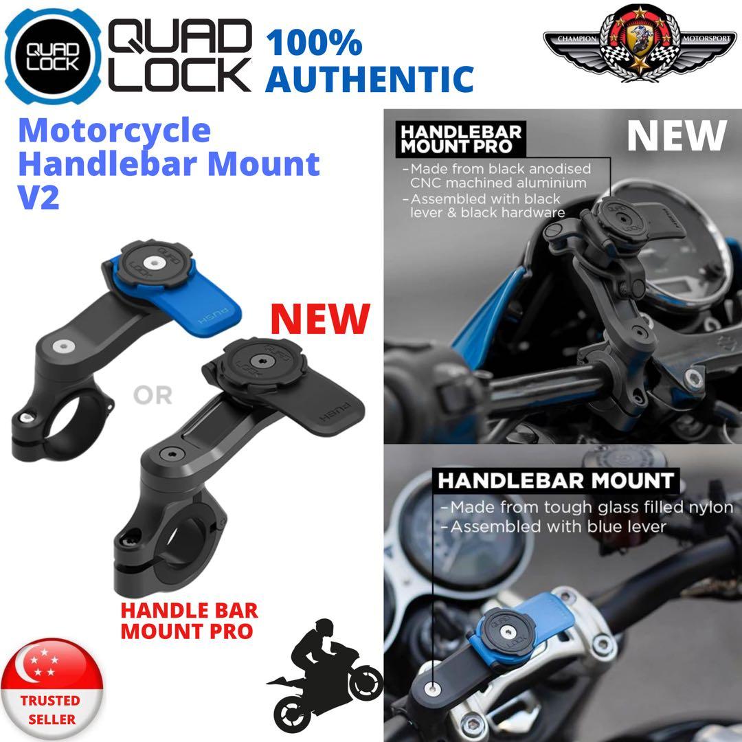 Quad Lock Motorcycle Handlebar Mount PRO