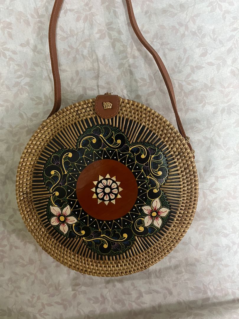 Rattan Bag, Women's Fashion, Bags & Wallets, Purses & Pouches on Carousell