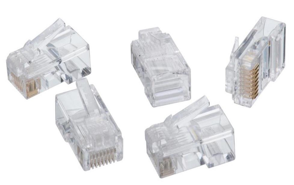 RJ45 ETHERNET CONNECTOR ORDINARY (1000-pcs), Computers & Tech, Parts ...