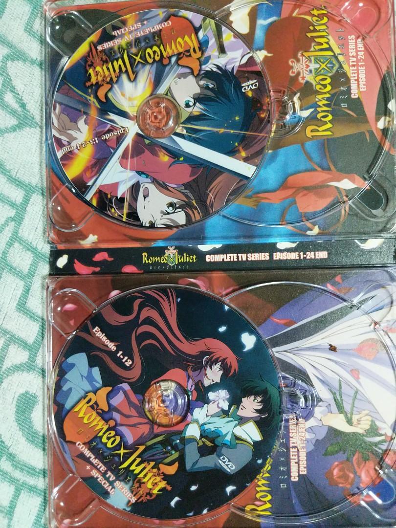 Free Shipping! Romeo X Juliet Anime Series 1-24 Complete Episodes, Hobbies  & Toys, Music & Media, CDs & DVDs on Carousell