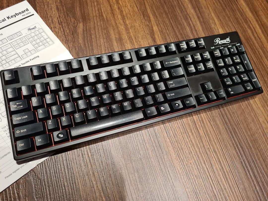 Rosewill Mechanical Keyboard (RK 9000), Computers & Tech, Parts