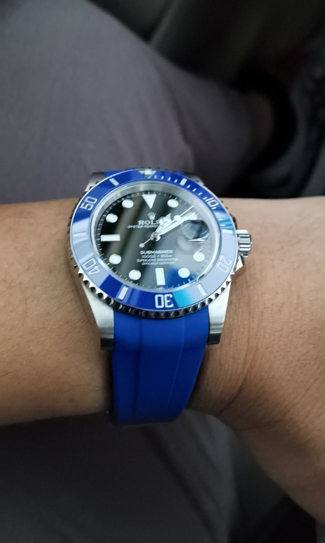rolex submariner rubber