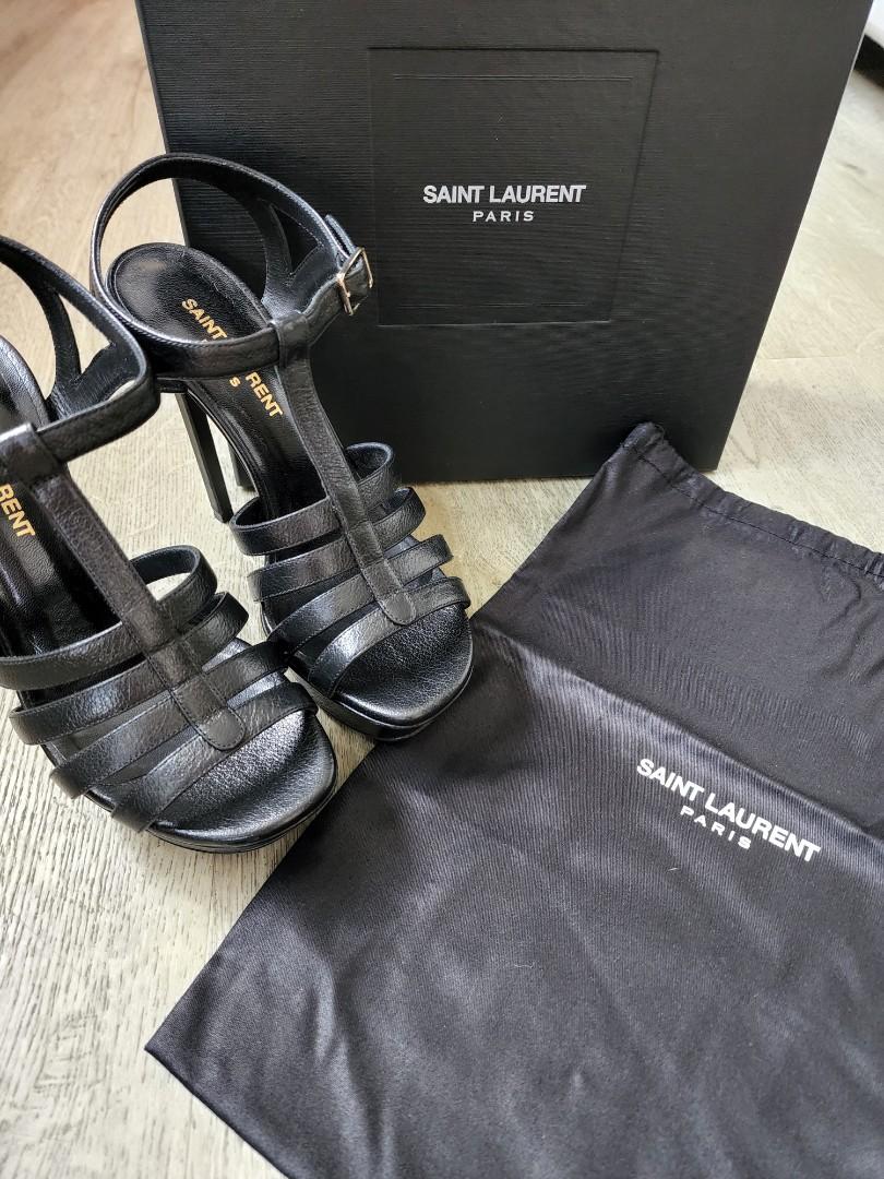 Ysl t strap heels online