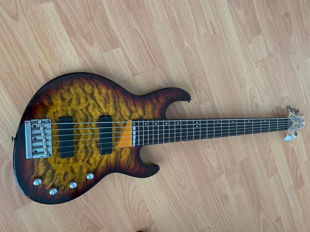 Samick Greg Bennett Electric Bass Guitar 6-Strings Active Pickups (Category: Musical Instruments) located in Mandaluyong City. Submitted by muzking2 (Listing ID 1154570202, Image 1). Description: It is July 12, 2025. I am putting this back on for sale. This is Samick Greg Bennett Fairlane Electric Bass Guitar 6-Strings Active Pickups. Sounds very solid and relatively easier for me to play than other 6 string bass. Good for the new to 6 string bas