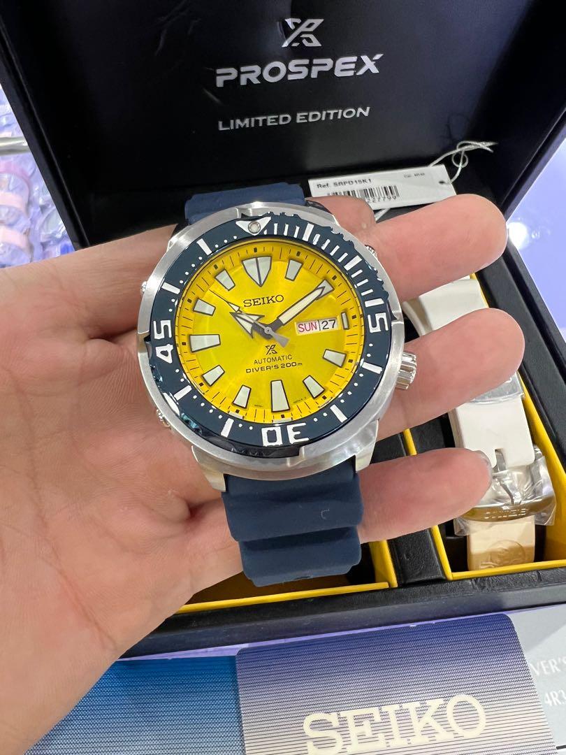 SEIKO PROSPEX YELLOW BUTTERFLY LIMITED EDITION DIVERS 200M