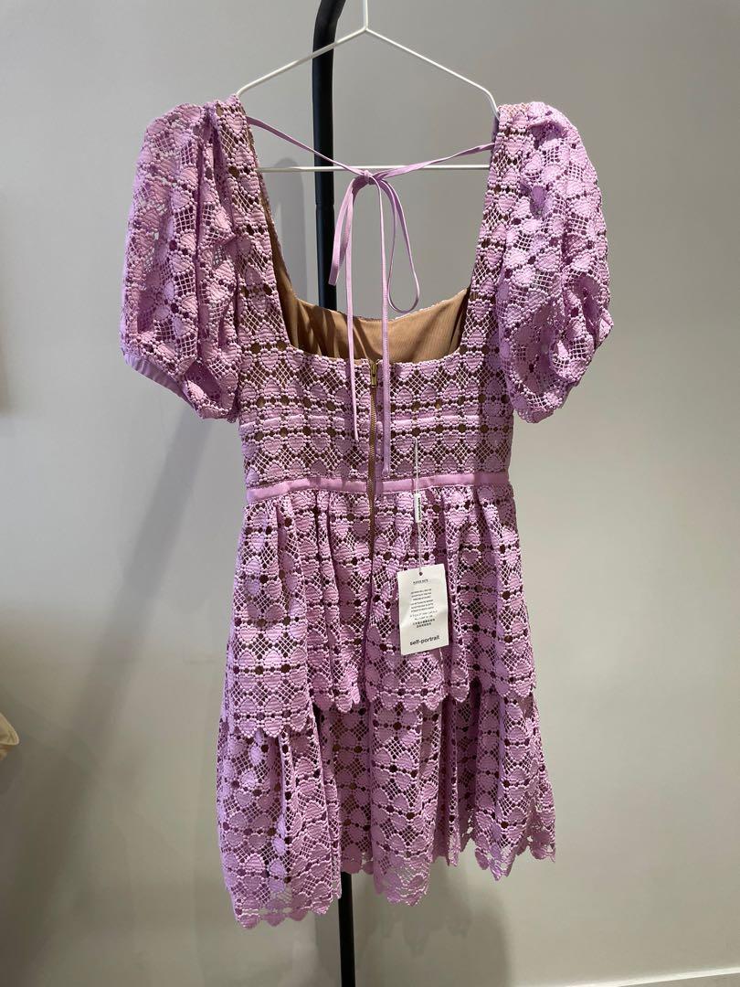 Self-Portrait puff sleeve heart lace dress (Brand New), , & , - Carousell Self-Portrait puff sleeve heart lace dress (Brand New), , & , - Carousell