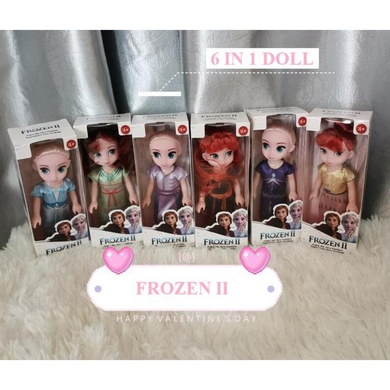 6 inch anna hotsell and elsa dolls