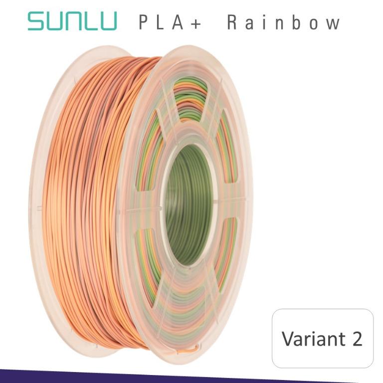 1.75mm PLA / SILK Rainbow Filament Set 1kg/2.2Lbs (4 pcs, each