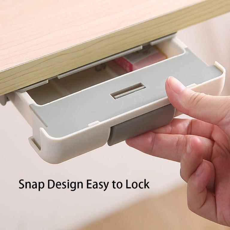 『Ready stock』 Under Desk Drawer / Shelf Sliding Drawer/ Storage Drawer ...