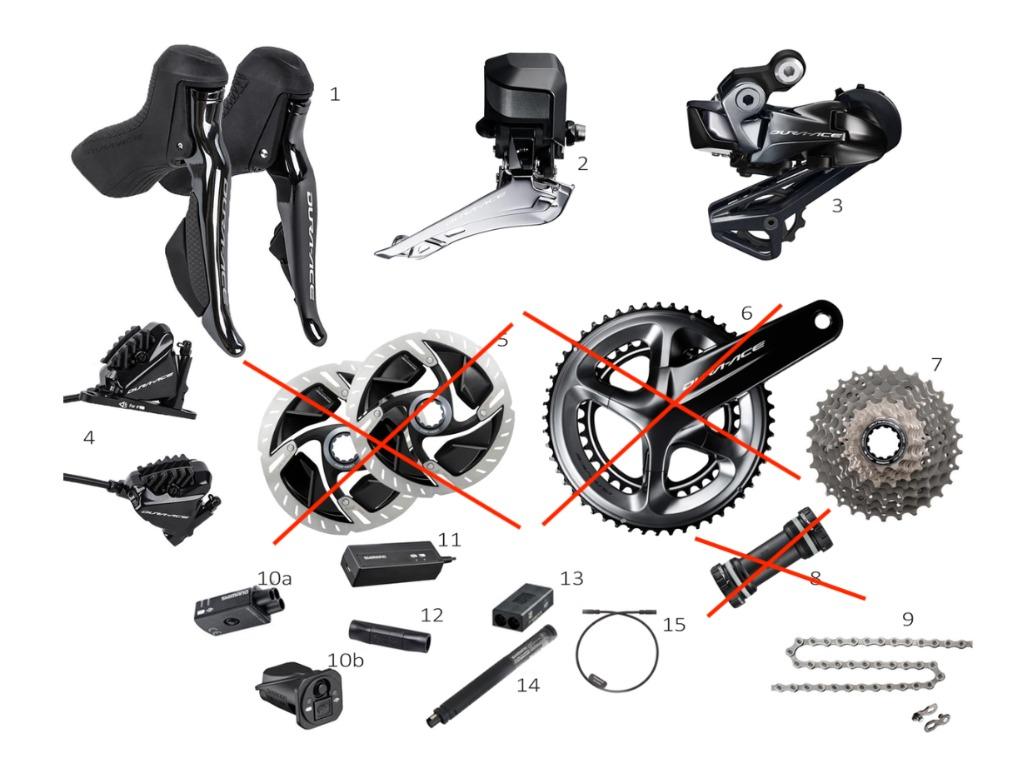Shimano r9170 sale groupset