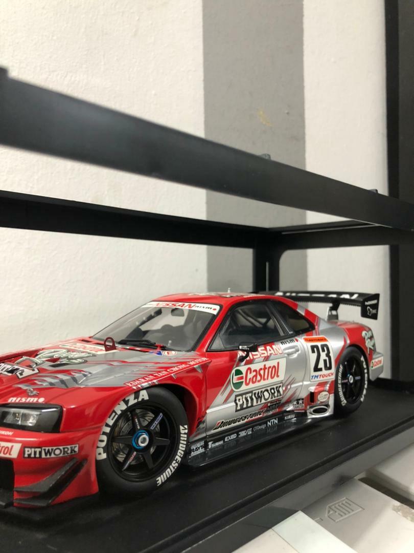 SKYLINE GTR R34 CASTROL PITWORK JGTC 1/18 AUTOART, Hobbies & Toys 