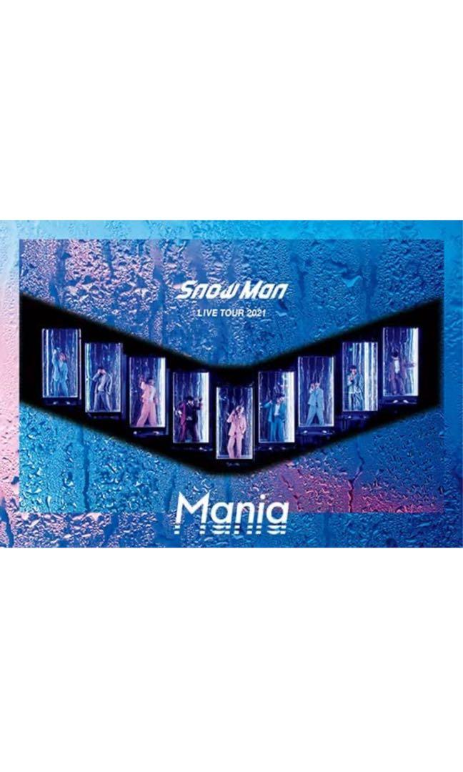 代購】Snow Man LIVE TOUR 2021 Mania DVD, 預購- Carousell