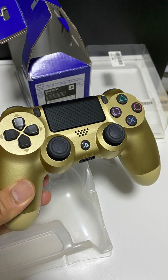Gold sony ps4 hotsell controller