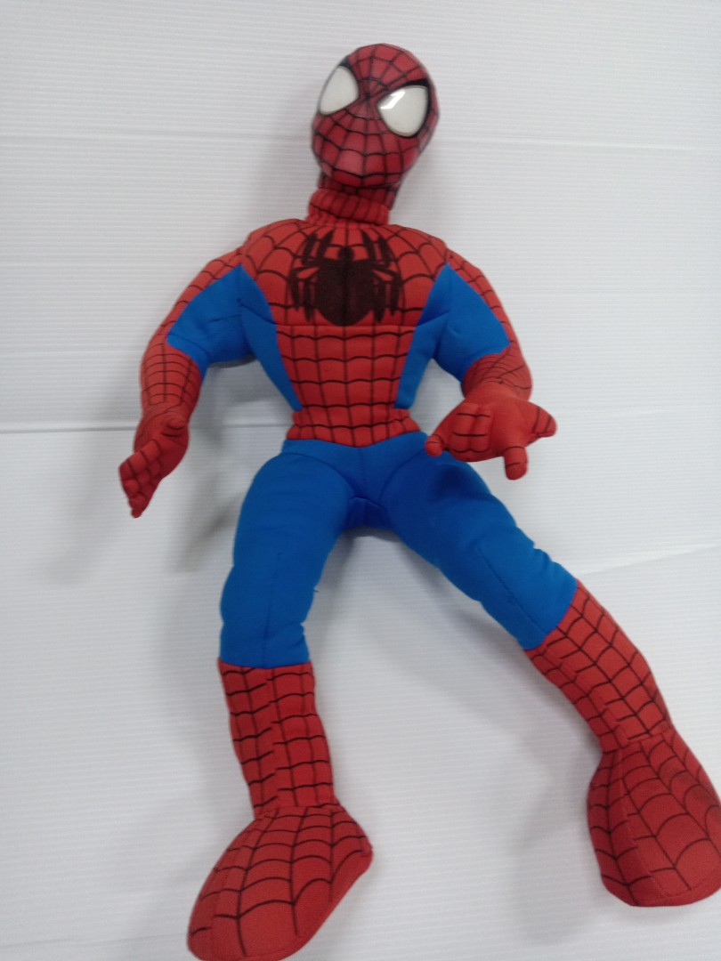 Talking spiderman clearance plush toy