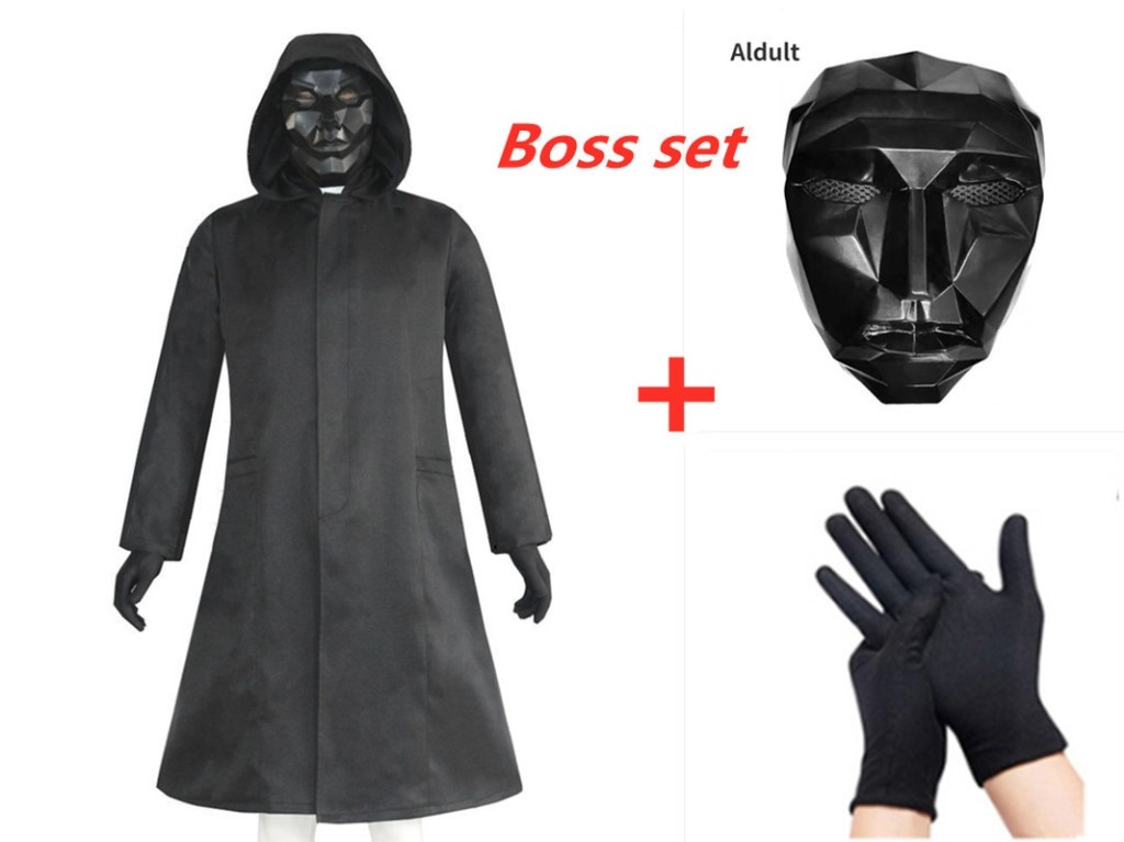 Squid Game Boss Costume Squidgame Villain Person, Hobbies & Toys, Toys