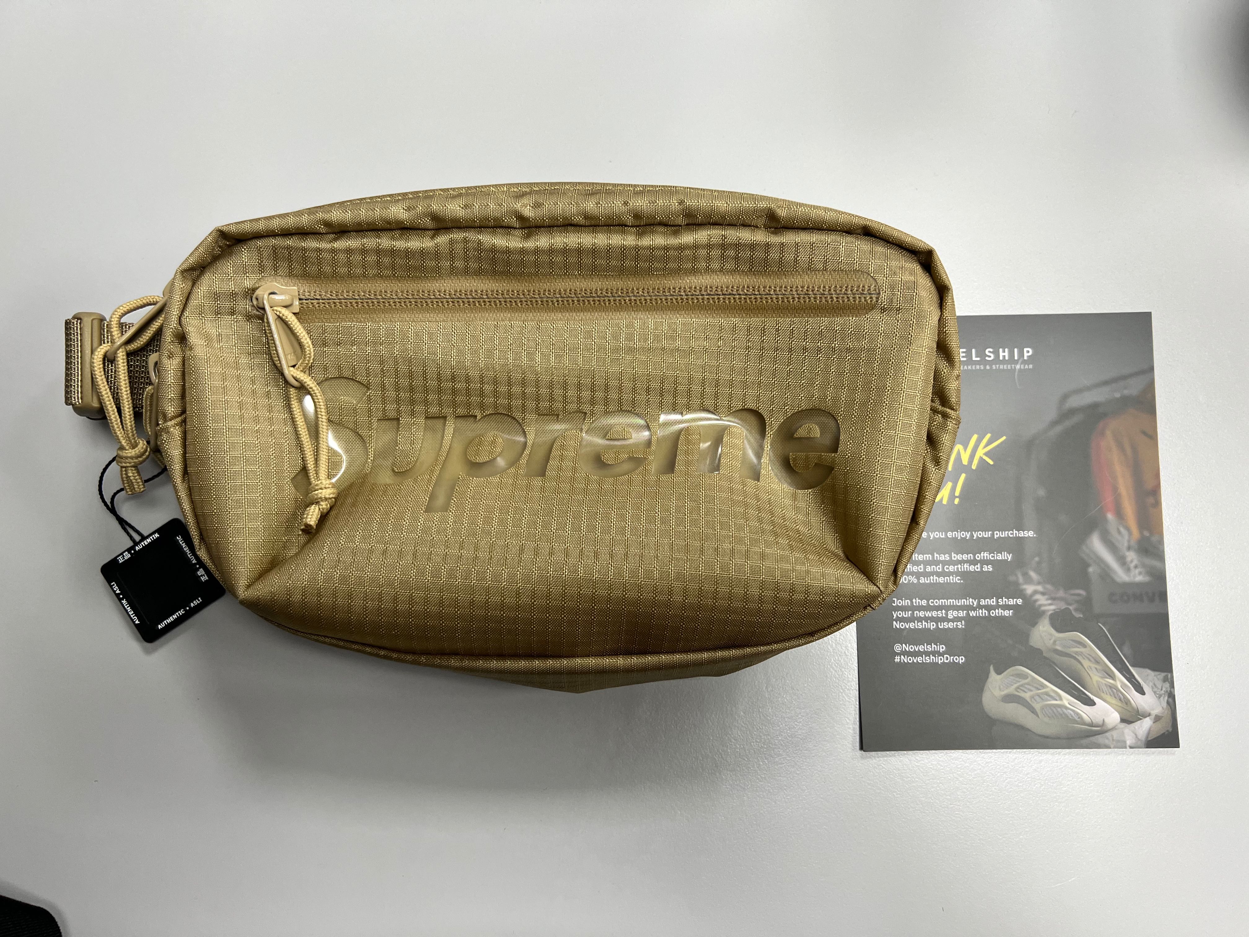 Supreme Waist Bag (SS21)- Tan – Streetwear Official