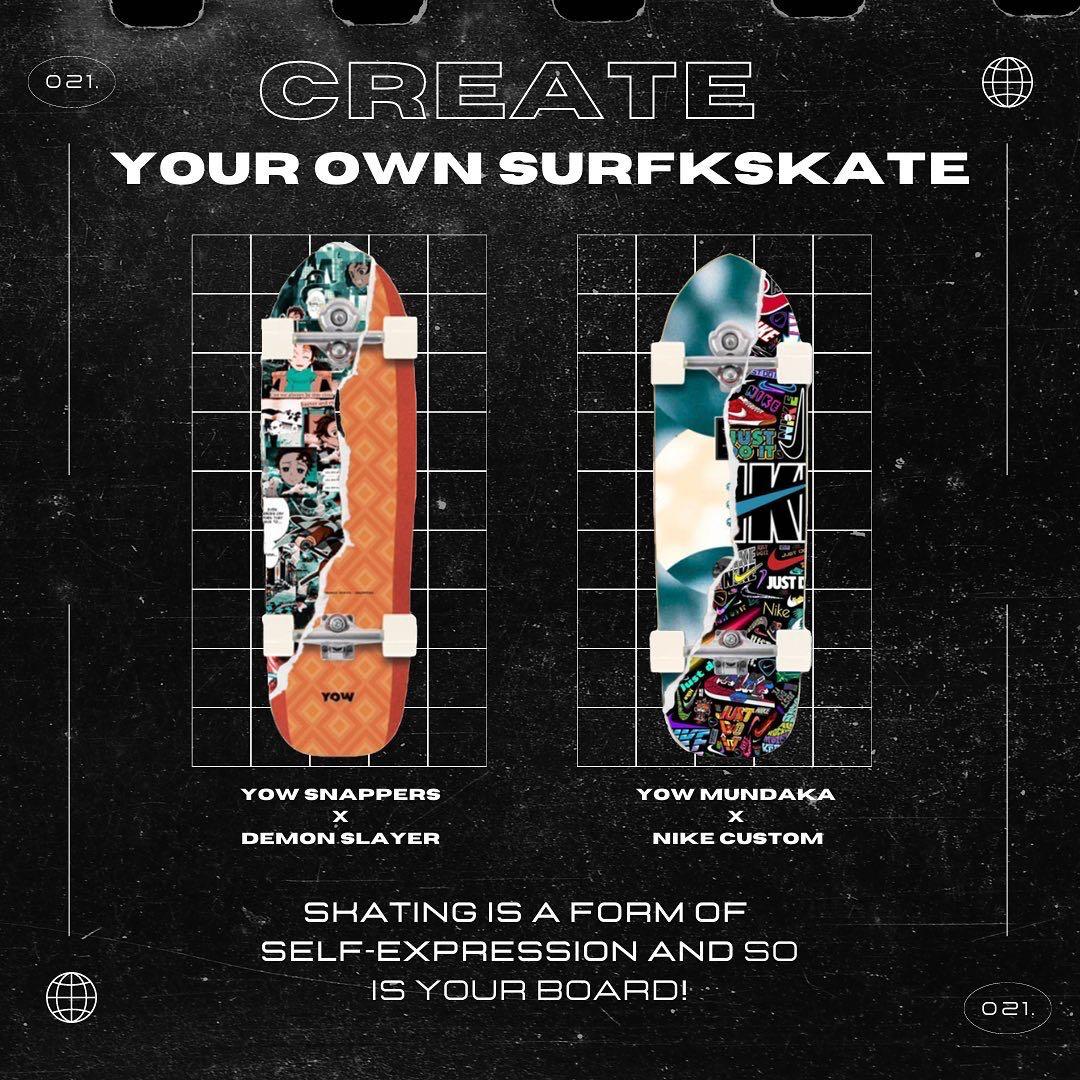 Surfskate customization (YOW, Slides, Smoothstar, Carver, Oxelo