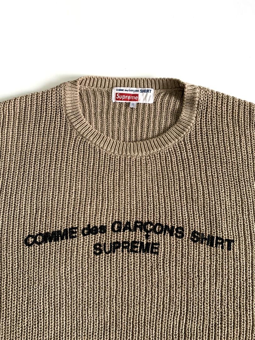Comme Des Garcons x Supreme Knit Sweater Oversized Sweater Rajut PLAY CDG