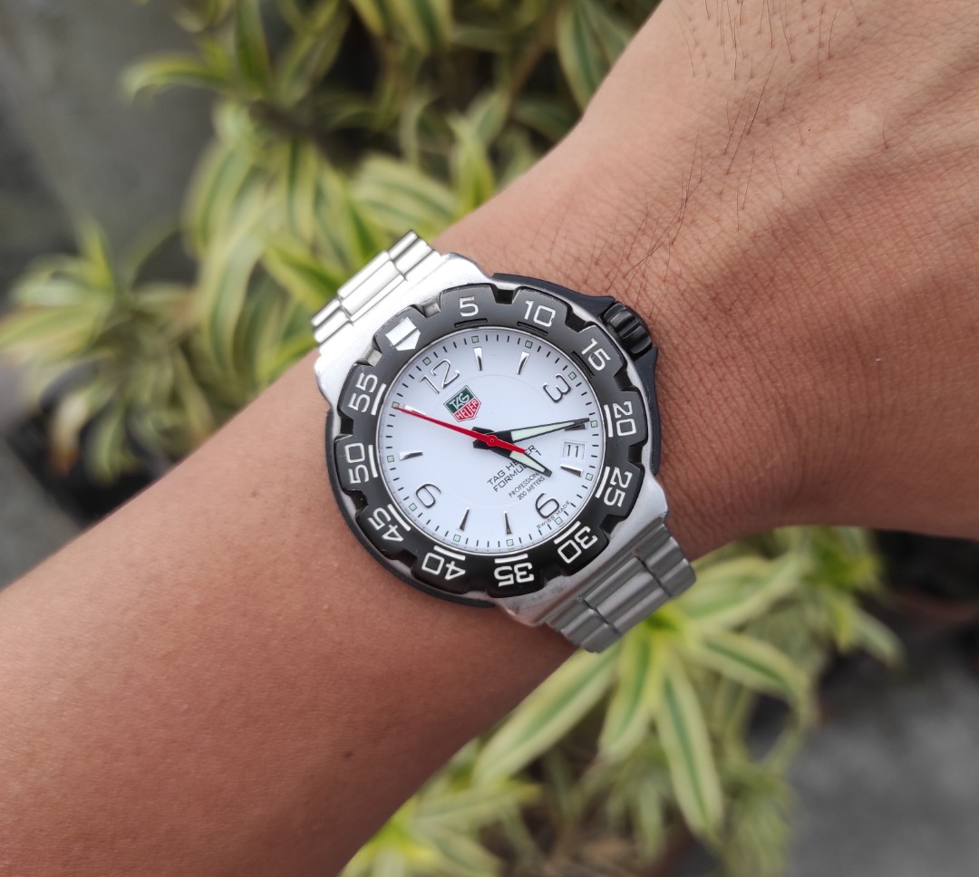 Tag heuer white face formula 1 2025