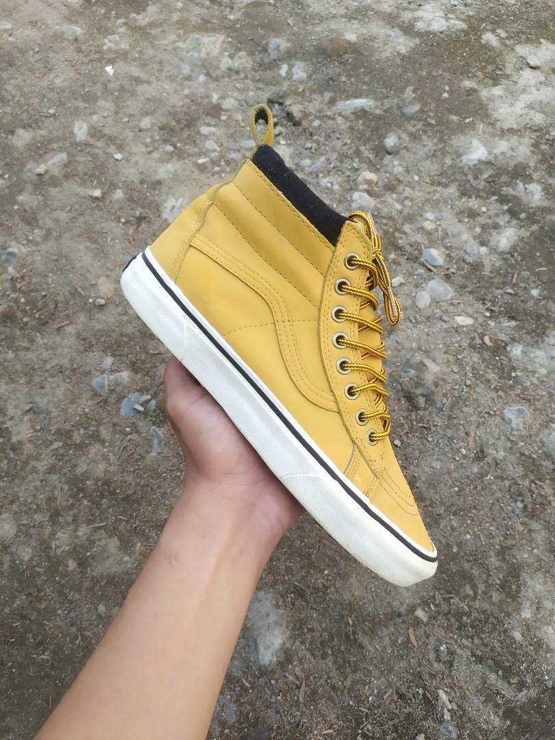 Vans sk8 Hi MTE honey leather Fesyen Pria Sepatu Sneakers di