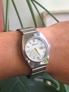 Vintage Citizen Automatic Day-Date 21 Jewels Cal.8200A Men's Wrist Watch