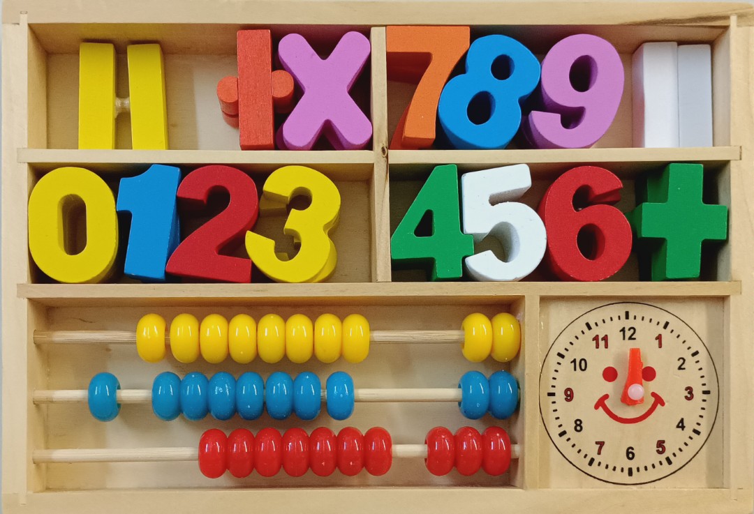 Wooden number toys best sale