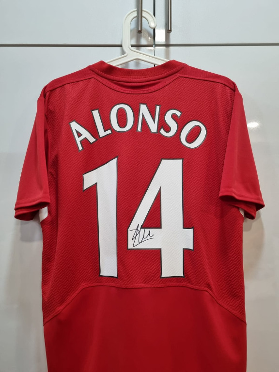 Xabi alonso top liverpool jersey