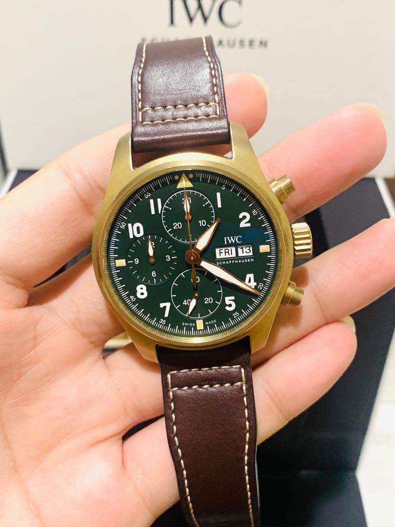 Iwc on sale spitfire green