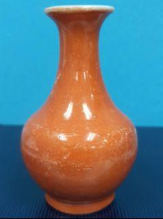 100% authentic Late Qing to Early Republic Coral Red Small Vase
