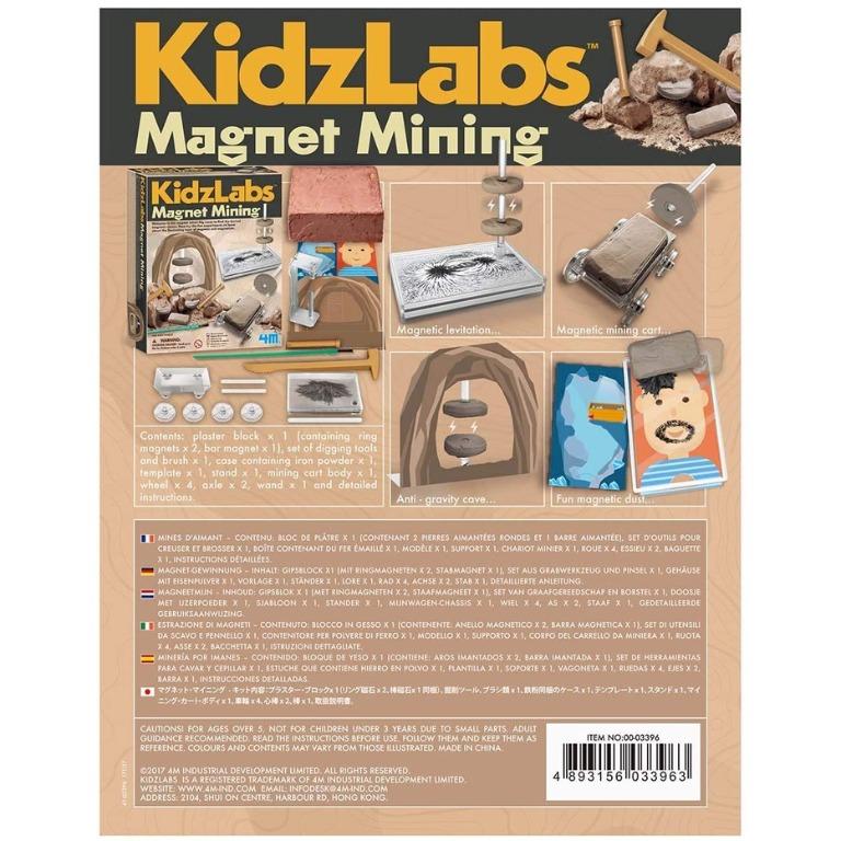 4M Magnet Mining Kids Science Kit 