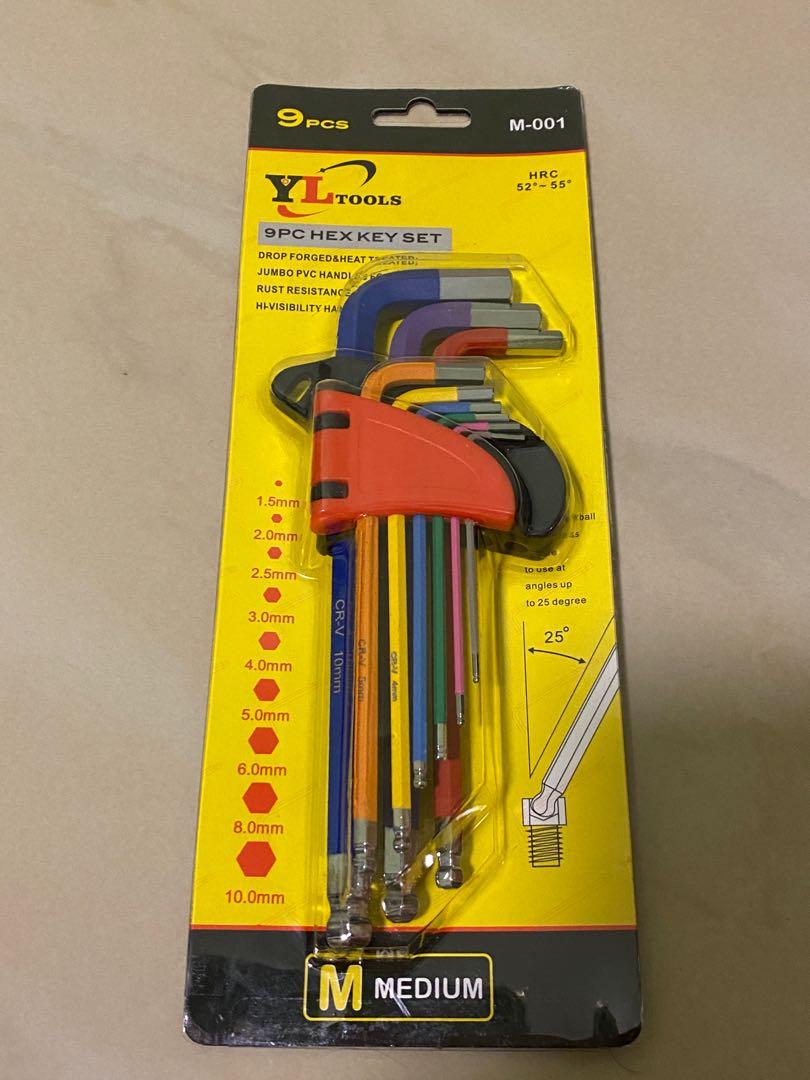 sold out] 六角鎖螺絲批五金維修工具加硬扳手套裝單車維修工具, 興趣及遊戲, 手作＆自家設計, 工藝用品及工具- Carousell
