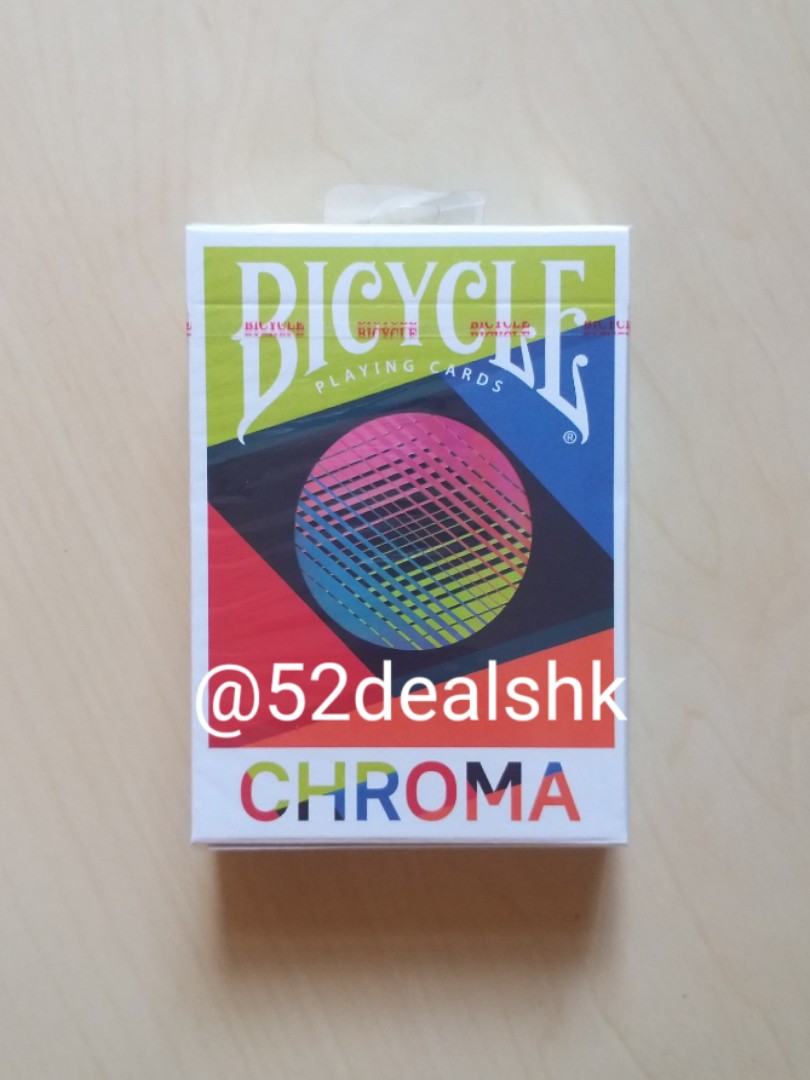 Bicycle chroma playing cards outlet