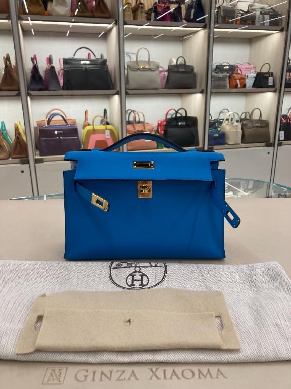 Kelly Pochette Swift Blue Frida