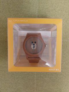 全新 line friends Brown熊大 成人八達通手錶