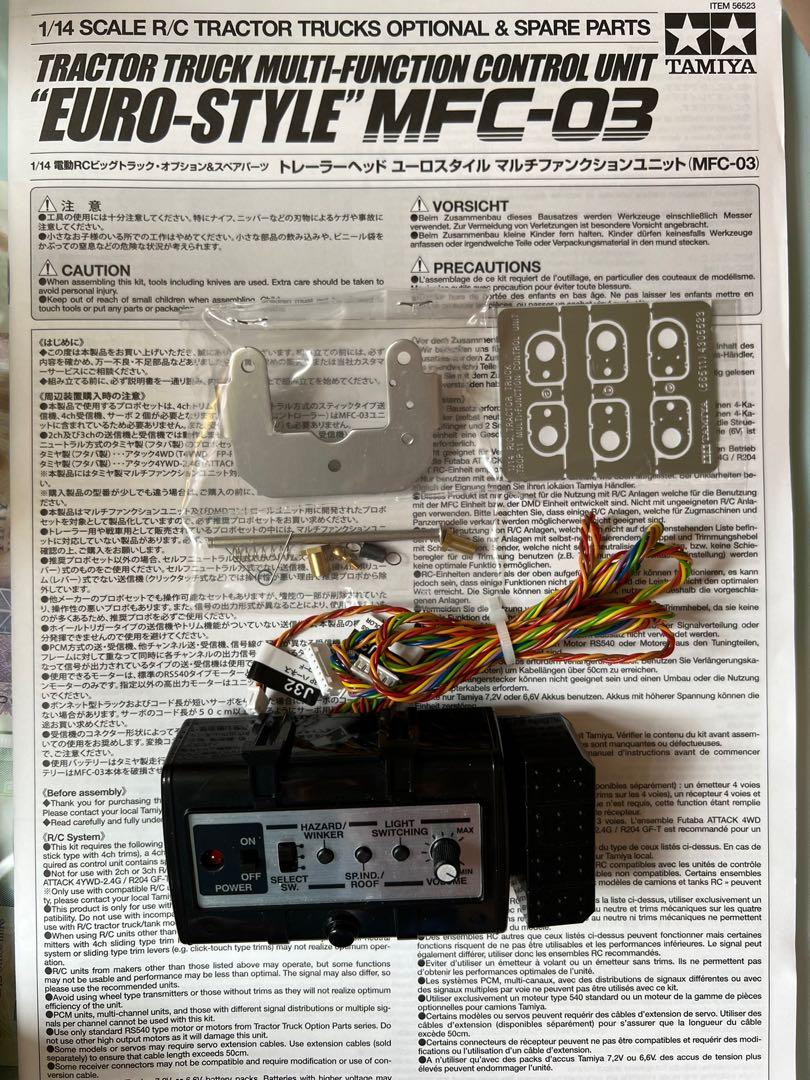 Tamiya 田宮mfc 03 燈聲組 Futaba 4ywd控 適合歐美拖頭貨櫃車 興趣及遊戲 玩具 遊戲類 Carousell