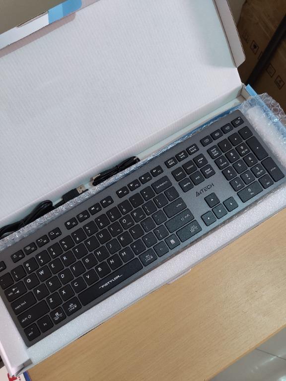A4Tech FStyler FBX50C Dual Mode Rechargeable Keyboard for PC, Laptop ...