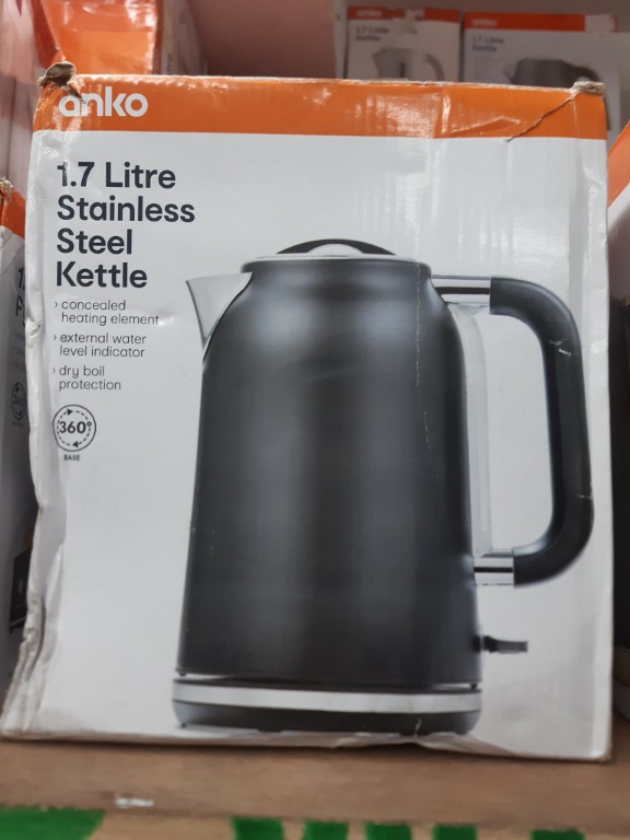 Anko 1.7 Litre Stainless Steel Kettle, TV & Home Appliances, Kitchen