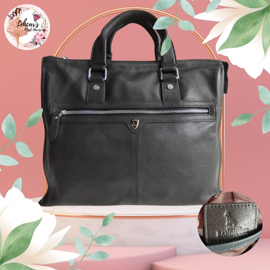 SALE!! Auth Bandicoot Laptop/Document Bag (Category: Laptop Bags & Sleeves) located in Binan City. Submitted by lehcarsmusthaves (Listing ID 1154901395, Image 1). Description: 💕genuine leather 💕high-quality 💕gray color 💕can fit small laptops 💕minimal signs of use Please manage your expectations as this is not brand new.