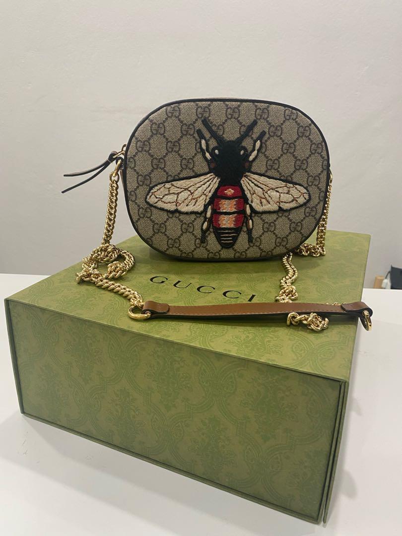 Authentic Gucci Bee Sling Bag, Luxury 