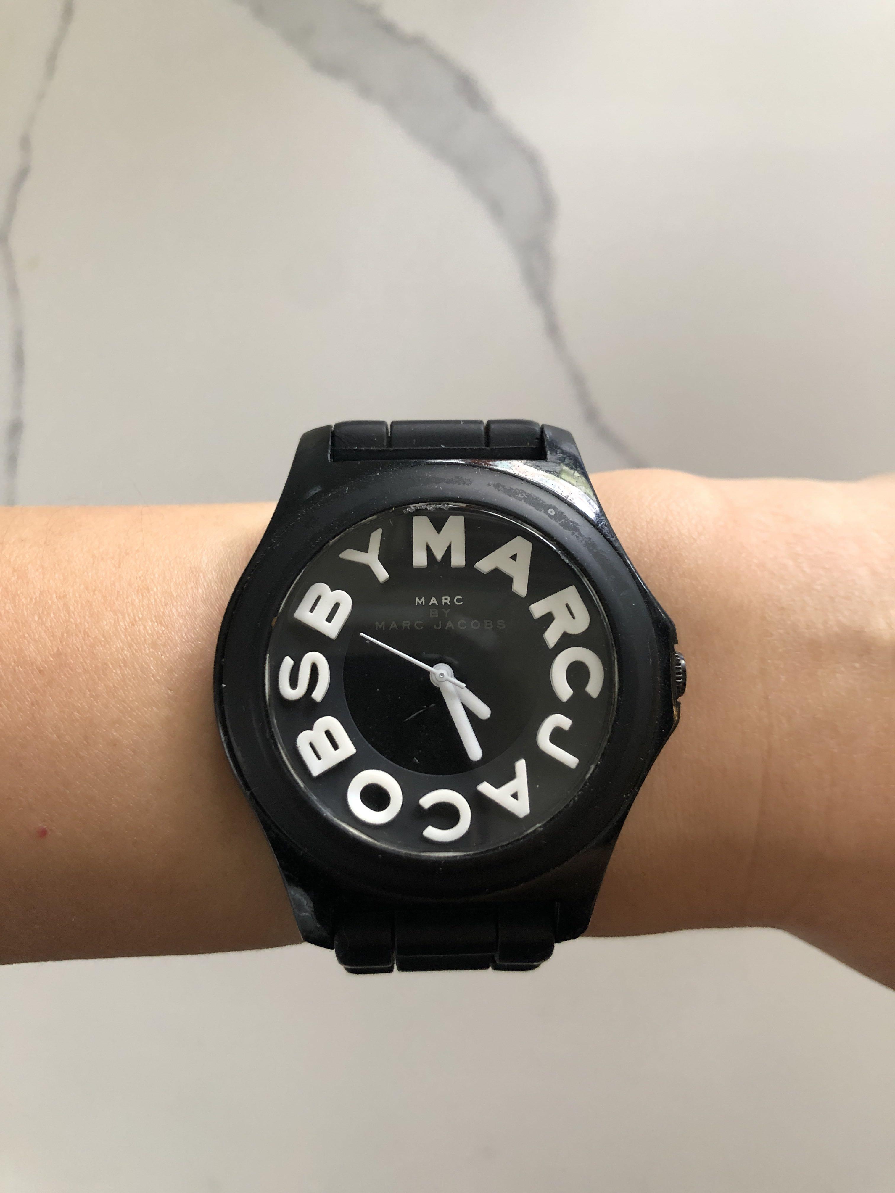 Marc jacobs silicone cheap watch