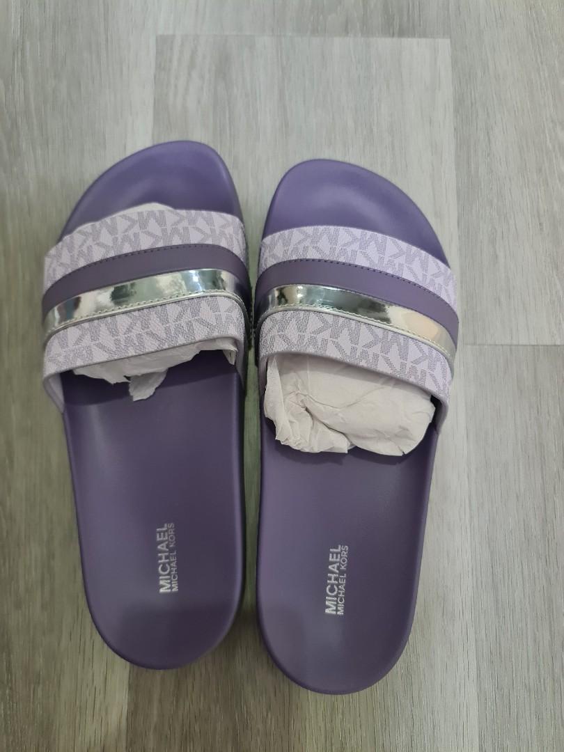 Michael kors slides womens purple store
