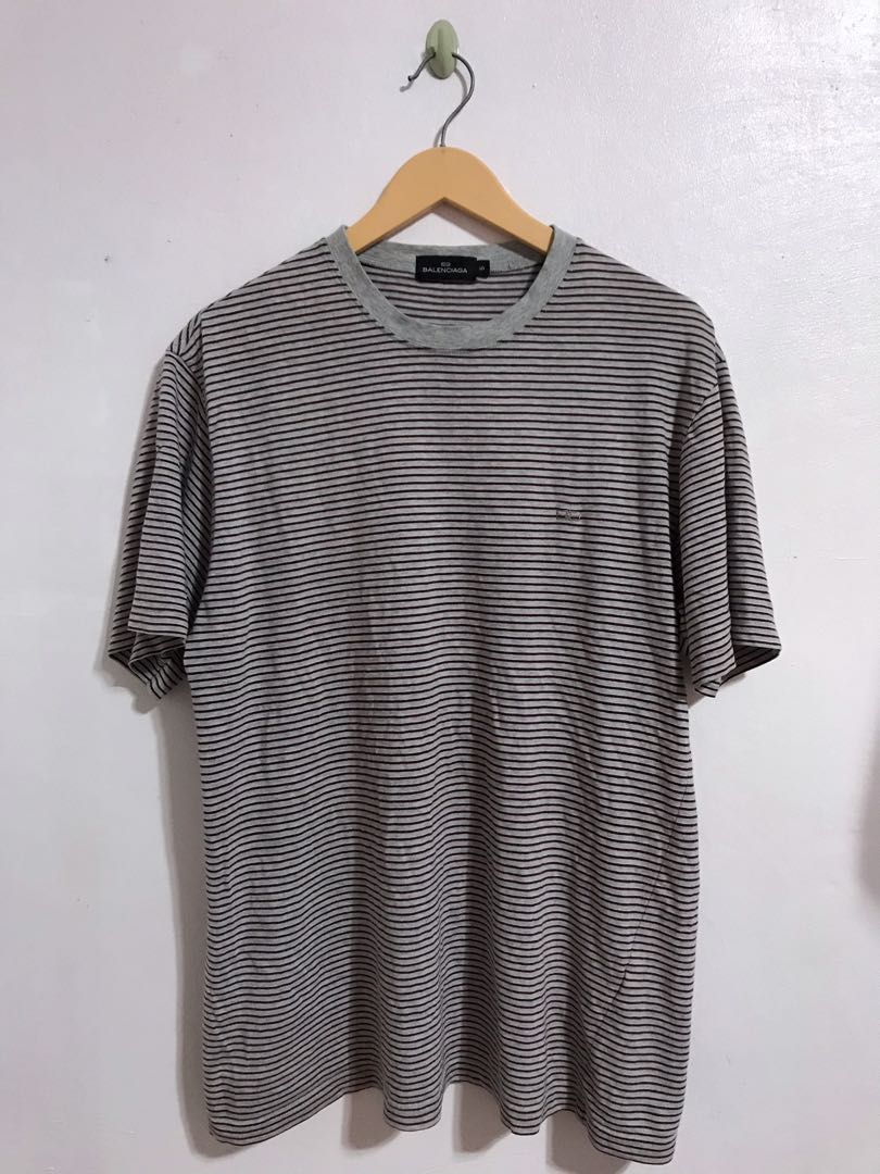 Balenciaga stripe shirt, Men's Fashion 
