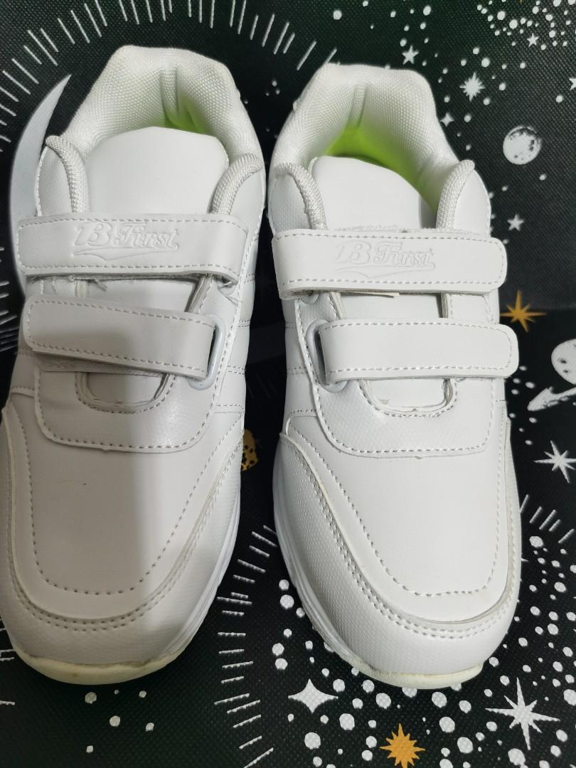 Bata white school shoes, Babies & Kids, Babies & Kids Fashion on Carousell