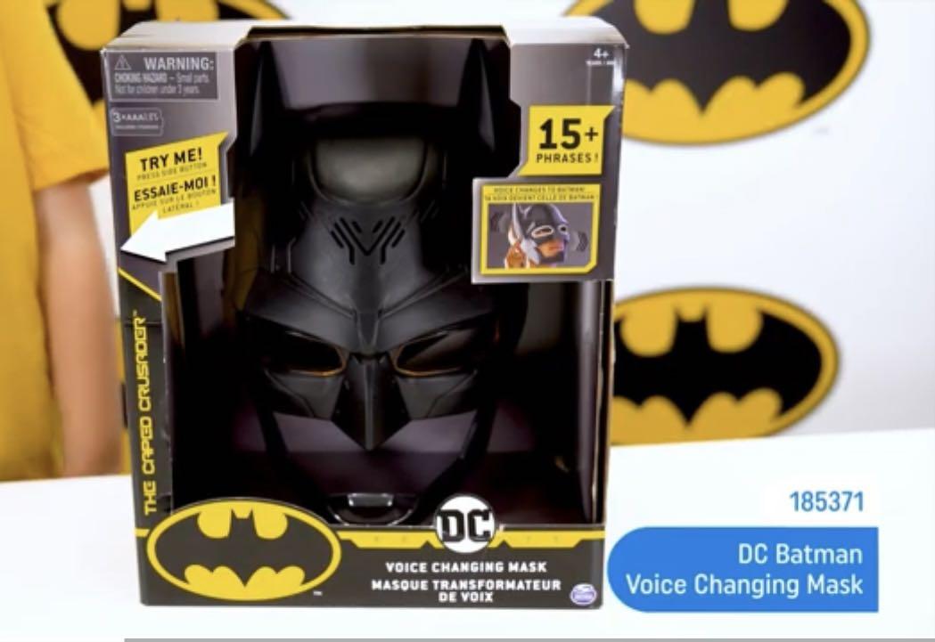 BATMAN D.C VOICE CHANGER MASK ( authentic ), Hobbies & Toys, Toys & Games on Carousell